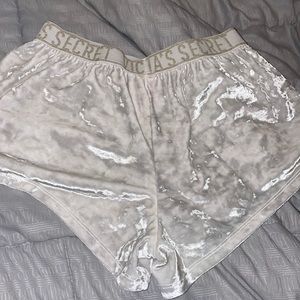 Victoria’s Secret velvet sleep shorts